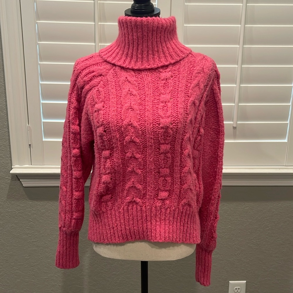 A New Day - Pink Turtleneck Sweater